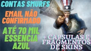 CONTA SMURF UNRAKED LEVEL 30 - INCLUSO GARANTIA ! - League of Legends LOL