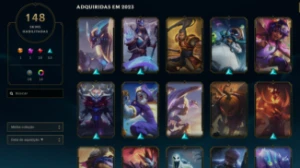 Conta Antiga DIAMANTE , Todos Campeões 575K Ea, Ótimas Skins - League of Legends LOL
