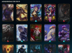 Conta Antiga DIAMANTE , Todos Campeões 575K Ea, Ótimas Skins - League of Legends LOL