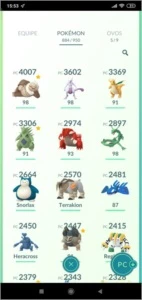 Pokemon Go Conta lvl34 Bem Upada - Pokémon