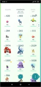 Pokemon Go Conta lvl34 Bem Upada - Pokémon