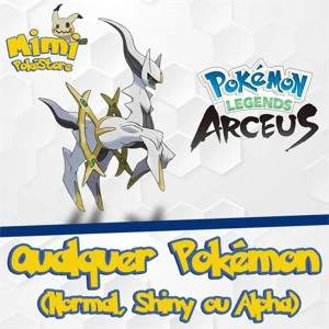 Qualquer Pokémon Shiny, Alpha, 6IVs - Pokémon Legends Arceus