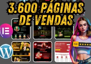 3.600 Páginas de Vendas Editáveis no Elementor - Others