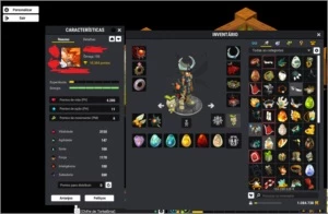 Conta lv 200 Crocabulia com MUITOS sets e itens! - Dofus