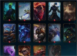 conta lol unranked skins raras, level 169, 129 champs. - League of Legends
