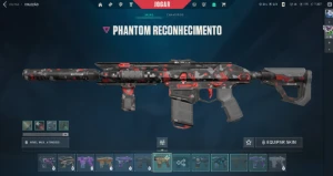 Faca, Vandal Rgx, Saqueadora e Ego, Phantom reconhecimento + - Valorant