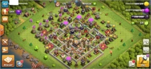 CONTA CV 11 CLASH OF CLANS SEMI FULL POUCOS MUROS FALTANDO