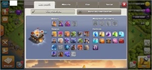 CONTA CV 11 CLASH OF CLANS SEMI FULL POUCOS MUROS FALTANDO