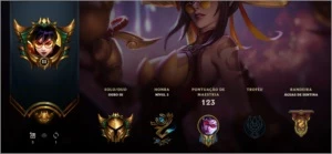 Conta lvl 89 LoL gold III - League of Legends