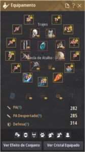 Guardian Level 62 - 285 de PA - Black Desert