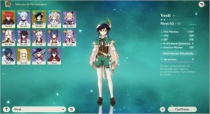 DILUC + VENTI + 20 DIAS BENÇÃO - Genshin Impact