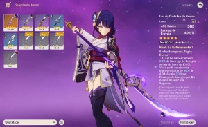 Kazuha e Raiden Shogun + Engulfing Lightning + Personagem 5* - Genshin Impact
