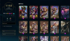 Conta Com 1160 Skins Ex Gm - League of Legends LOL