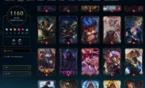 Conta Com 1160 Skins Ex Gm - League of Legends LOL