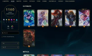 Conta Com 1160 Skins Ex Gm - League of Legends LOL