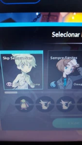 Conta com 2 Personagens Pokemon PXG 222 prisma e 207 omega - PokeXGames