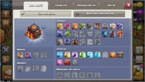 Clash of Clans - CV10 Recente + 9.3K de Gemas