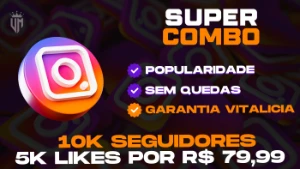 [Combo] 10K Seguidores + 5K Curtidas Bônus apenas R$49,99 - Social Media