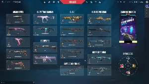 Conta Valorant R$1.379,50 em Skins + Conta LoL