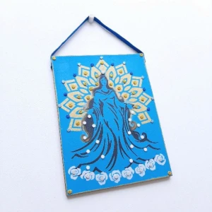 Quadro Mandala Iemanjá m - Artesanato e Personalizados
