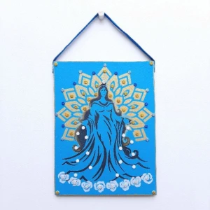 Quadro Mandala Iemanjá m - Artesanato e Personalizados