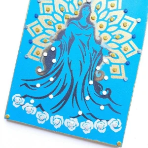 Quadro Mandala Iemanjá m - Artesanato e Personalizados