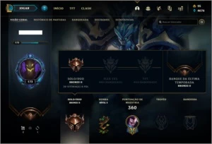 Conta bronze 2 AFUNDADA com 152 champs e 83 skins - League of Legends LOL
