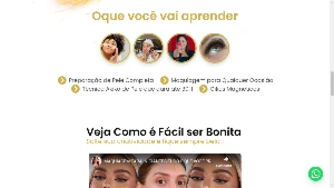 Site Curso de Maquiagem - Outros