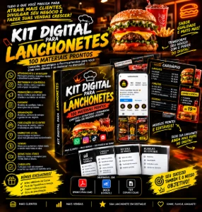 Kit Digital Para Lanchonetes - Entrega Automatica - Outros