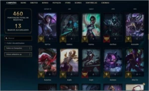 Conta League of Legends LOL