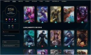 Conta League of Legends LOL
