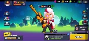 Conta de brawl stars com 56 brawls e 23373 de troféus