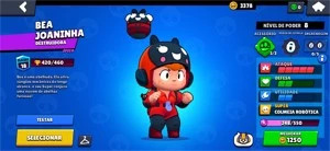 Conta de brawl stars com 56 brawls e 23373 de troféus