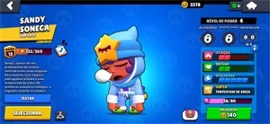 Conta de brawl stars com 56 brawls e 23373 de troféus