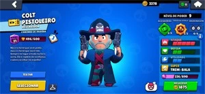 Conta de brawl stars com 56 brawls e 23373 de troféus