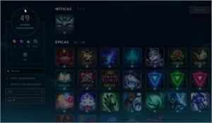 Conta - 600 Skins - League of Legends LOL