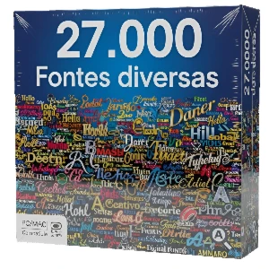 Pacote com 27 Mil Fontes Diversas - Others