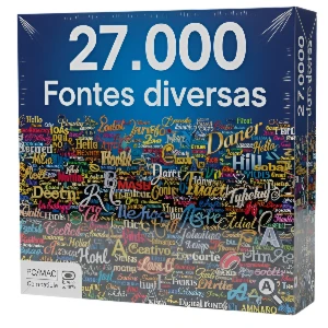 Pacote com 27 Mil Fontes Diversas - Others