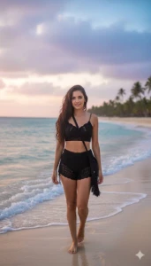 Saída praia em crochê - Artesanato e Personalizados