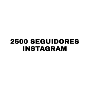 2500 Seguidores Instagram - Redes Sociais