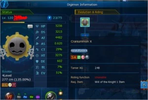 Conta GDMO Alter B/Craniu X server omegamon - Digimon Masters Online