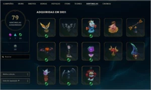 CONTA LEAGUE OF LEGENDS LOL