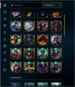 CONTA LEAGUE OF LEGENDS LOL