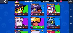 Conta de braw stars para iniciante co vários personagens etc - Outros