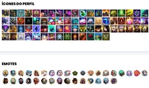 Conta bronze 4 com 16 Skins e 46 Champs - League of Legends LOL