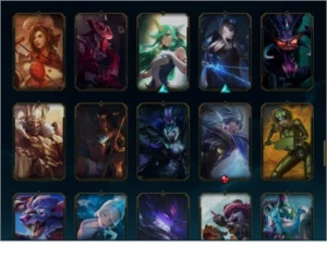 conta lol (lvl 124, 88 skins, 47 emotes, 155 icons) - League of Legends