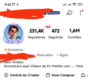 Vendo conta kwai com 230 mil seguidores - Redes Sociais