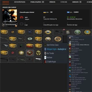 Conta Steam NÍVEL 23 / Faceit LVL 10 - Counter Strike CS