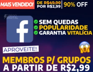 [Promoção] 100 Membros para Grupos Facebook R$2,99 | 24h On