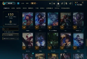 Mestre com 70 Champs e 11 Skins ( 41 PDL ) - League of Legends LOL